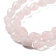 Natürlichen Rosenquarz Perlen Stränge G-P520-B02-01-4