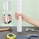 OLYCRAFT 30pcs ABS Plastic Square Bar Rods White Plastic Square Tubes 5 Sizes Square Hollow Tube ABS Plastic Rods for DIY Building Making Architectural Model Making - 3/4/5/6/8mm AJEW-OC0003-08B-3