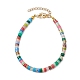 Браслеты из бисера хейши из натуральных и синтетических смешанных драгоценных камней BJEW-JB11073-3