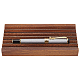 Прямоугольная деревянная подставка для ручек AJEW-WH0561-008A-1