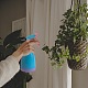 調整可能なノズル付きの空のプラスチックスプレーボトル  詰め替え可能なボトル  園芸植物の洗浄用  ミックスカラー  20x8.4cm  2色  2個/カラー  4個/セット TOOL-BC0001-70-8
