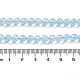Cuentas de cristal topacio natural hebras G-P514-A02-04-4