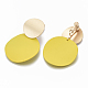 Spray Painted Eco-Friendly Iron Clip-on Earrings EJEW-T009-01F-NR-2