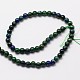 Chapelets de perles en chrysocolle et lapis lazuli naturelles G-M266-01-2