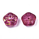 Spray Painted Glass Beads DGLA-R052-002-B06-2