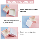 Nbeadsクラフト紙箱  結婚式の創造的なキャンディーボックス  正方形  カラフル  5x5x3cm CBOX-NB0001-20-5