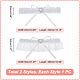 Кружевные подвязки для невесты из полиэстера DIY-WH0366-34-2