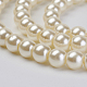 Hebras de perlas de vidrio teñidas ecológicas X-HY-A008-6mm-RB003-3