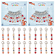 Marqueurs de points de verrouillage en perles acryliques sur le thème de l'automne HJEW-PH01753-1