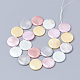 Brins de perles de coquillages d'eau douce peints BSHE-T002-01F-2