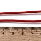 Halskettenherstellung aus 2.5 mm verstellbaren geflochtenen Nylonkordeln&nbsp;FB-CBAA152-02G-28-3