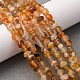 Крашеные природные сердолика бусы пряди&nbsp;G-F465-22-2