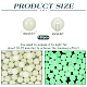 PandaHall Elite 150Pcs Synthetic Luminous Stone Beads Strands G-PH0019-18-5