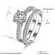 Moda 925 esterlina anillos de plata RJEW-BB18899-8-3