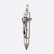 304 Stainless Steel Pointed Pendants STAS-G175-24-2