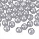 Pearlized Glass Pearl Round Beads HY-PH0001-6mm-026-2