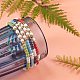 Bracelets réglables de perles tressées avec cordon en nylon BJEW-SZ0001-009-3