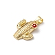 Латунь эмаль подвески FIND-I054-01C-G-2