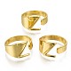 (vendita di fabbrica di feste di gioielli) anelli per polsini in lega RJEW-S038-195Z-G-NR-2