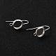 304 Stainless Steel Earring Hooks STAS-F271-01A-S-2