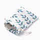 Polycotton(Polyester Cotton) Packing Pouches Drawstring Bags ABAG-T006-A04-4