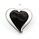 1Box Handmade Dichroic Glass Heart Pendants DICH-X028-04-2