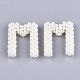 Perles tressées en plastique faites main avec abs FIND-T039-18-M-2