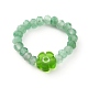 Gefärbte natürliche Malaysische Jade-Unterlegscheibe-Perlen dehnen Ringe aus RJEW-JR00313-2