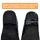 Benecreat 6 paires de chaussures en caoutchouc antidérapantes DIY-BC0009-92-4