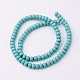 Chapelets de perles en turquoise synthétique TURQ-G109-6x4mm-06-2