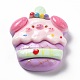 Pig Theme Opaque Resin Decoden Cabochons RESI-I057-A03-1