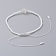 Bracelets de perles tressées en fil de nylon BJEW-JB04809-3