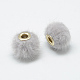Perle europee fatte a mano in pelliccia di visone OPDL-S089-02D-1