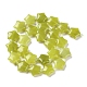 Chapelets de perles en jade citron naturel G-NH0005-004-3