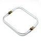 Aluminio monedero marco mango para bolsa de costura artesanal sastre de alcantarillado X-FIND-T008-014P-2