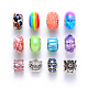 Acrylic & Alloy European Beads and Brass European Style Bracelet Making for DIY FPDL-S015-02-B-3