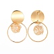 Boucles d'oreilles pendantes et colliers pendentifs ensembles de bijoux SJEW-JS01050-7