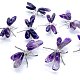 Фигурки стрекоз из натурального аметиста PW-WG22635-01-2