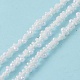 Plastic Seed Beaded Chains KY-K013-02-5
