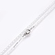 304 Stainless Steel Mariner Link Chain Necklaces NJEW-F248-15A-P-2