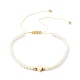 Verstellbare Armbänder aus geflochtenen Perlen aus Nylongarn BJEW-JB06450-2