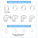 Unicraftale diy kit de fabricación de anillos de cúpula en blanco DIY-UN0004-76-4