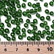 6/0 dépoli perles rocailles rondes en verre X-SEED-A008-4mm-M7-3