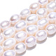 Hebras de perlas de agua dulce cultivadas naturales X-PEAR-L001-C-03-2