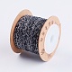綿糸コード  マクラメコード  ジュエリー作りのための  カラフル  1mm  約21.87ヤード（20m）/ロール OCOR-I003-04-2