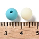 Perles acryliques en silicone imitées de style caoutchouté MACR-D029-01M-3