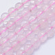 Chapelets de perles en morganite naturelle G-L478-08-4mm-1
