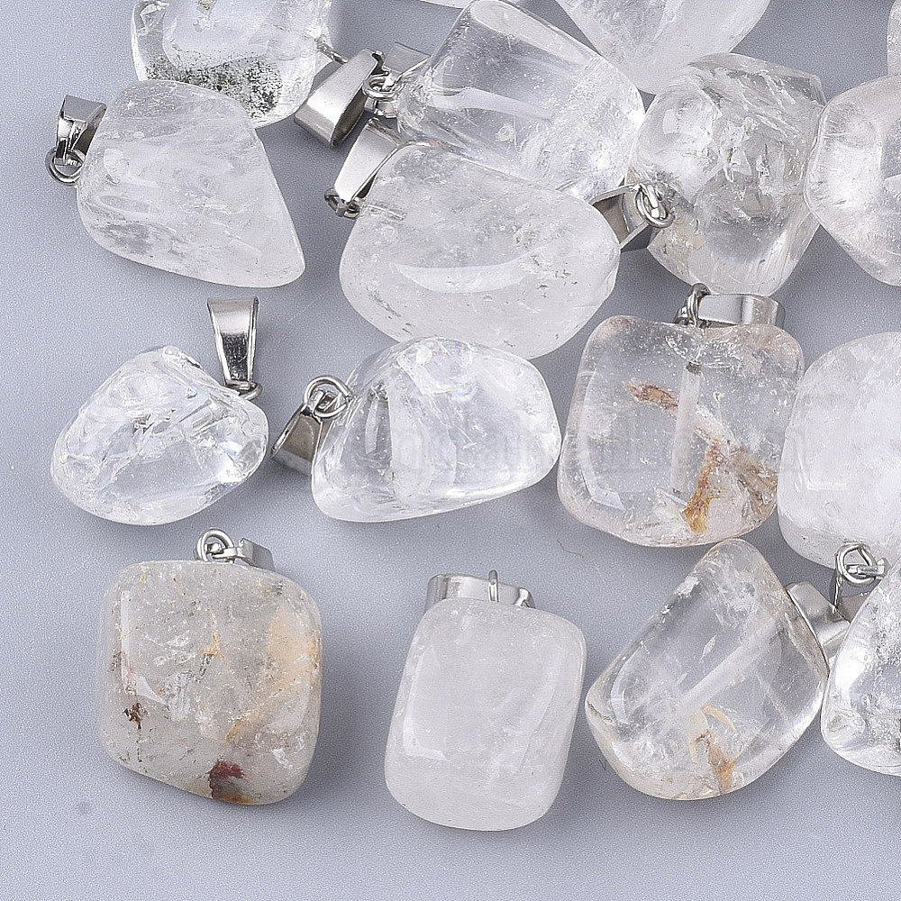Wholesale Natural Quartz Crystal Pendants