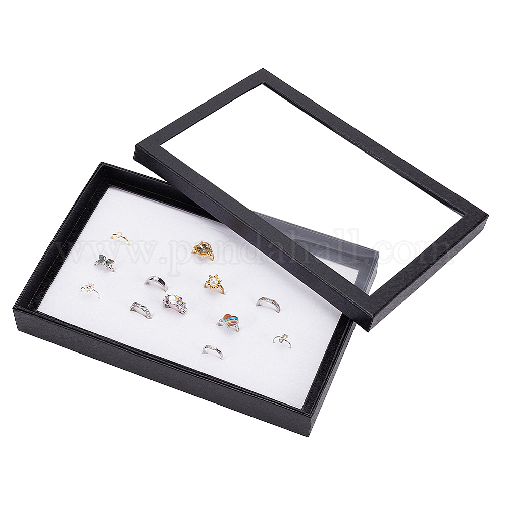Shop PH PandaHall 100 Slots Jewelry Ring Display Case for Jewelry