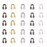 Экологически чистые опоры для металлической стойки из латуни, без свинца, без кадмии и без никеля, разноцветные, 5x4x1 мм, отверстие : 0.5 мм